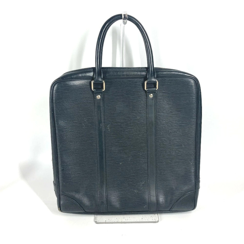 Louis Vuitton Business Leather Noir Epi Handbag Vivienne Bag Tote Vertical